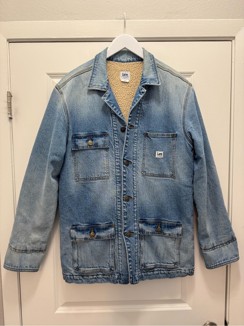 Lee Workwear Sherpa Chore Coat Denim